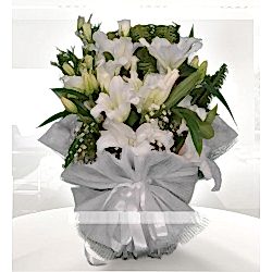 Mis kokulu lilyum buketi