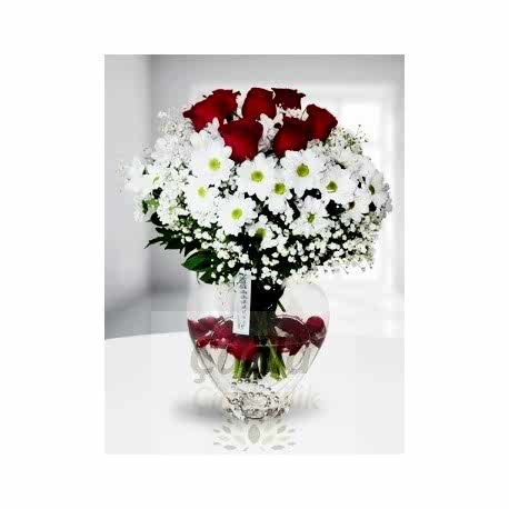 KALP VAZODA PAPATYA VE GÜL