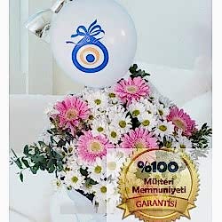 Balonlu Papatya ve Gerbera