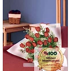 21 Kırmızı Gül Buketi