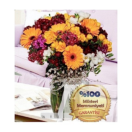 Vazoda Mevsim Çiçekleri