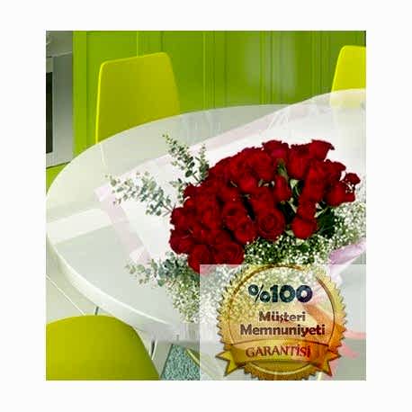 33 Kırmızı Gül Buketi