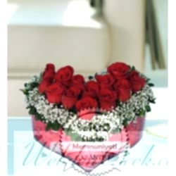 Kalpte Kırmızı Güller