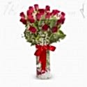 Vazoda 20 Kırmızı Gül