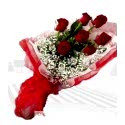 7 Kırmızı gül buketi